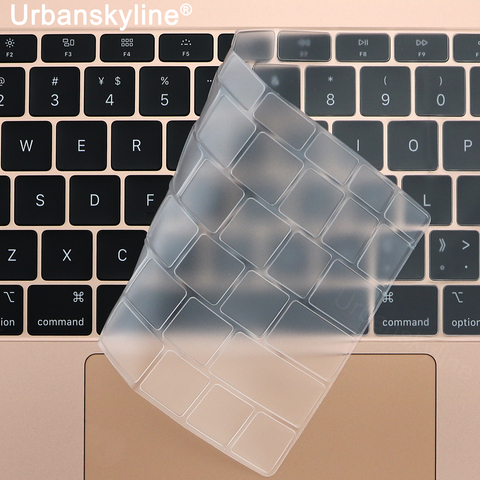 Keyboard Cover for Macbook Air 13 11 Pro 13 15 16 17 12 Touch Retina Thin Transparent Silicone TPU Film Clear EU US A2179 2022 ► Photo 1/6