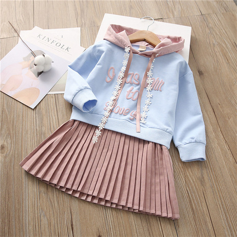 Girl Cotton Dress Spring Autumn Ruffles Shirts Dress Long Sleeve Kids Casual Dresses For Girls Tops 3-7 years ► Photo 1/6