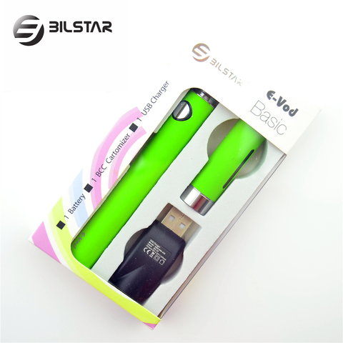 Bilstar Evod electronic cigarette vape starter kit 650mah 900mah1100mah evod battery 1.6ml mt3 atomizer blister ego e-cigarette ► Photo 1/6