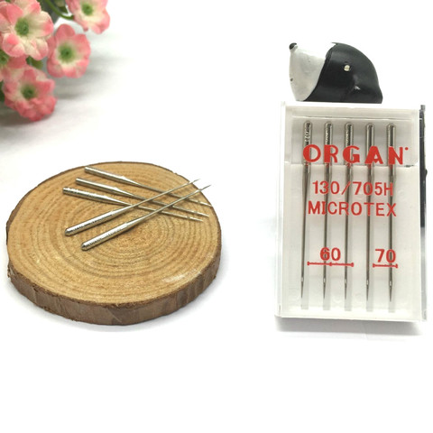 Organ Sewing Machine Needles Microtex 60-70