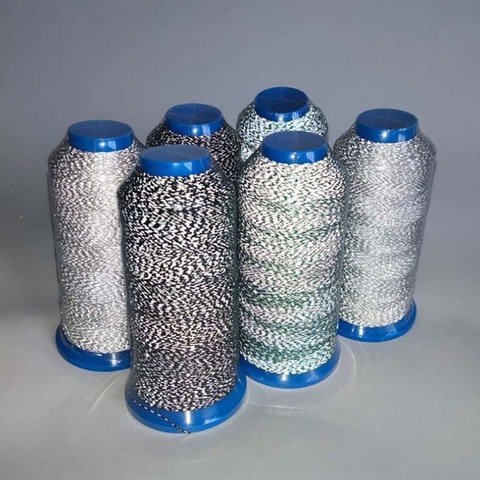 1500 meters Reflective embroidery thread Soft  Reflective sticky thread Knitted reflective sewing computer embroidery thread ► Photo 1/5