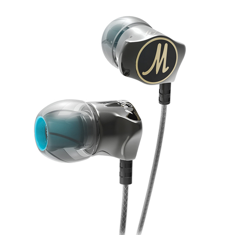 QKZ DM7 Earphone Built-in Mic HiFi Heavy Bass 3.5mm Earbuds Metal Stereo Noise Isolating In-ear Headset ► Photo 1/6