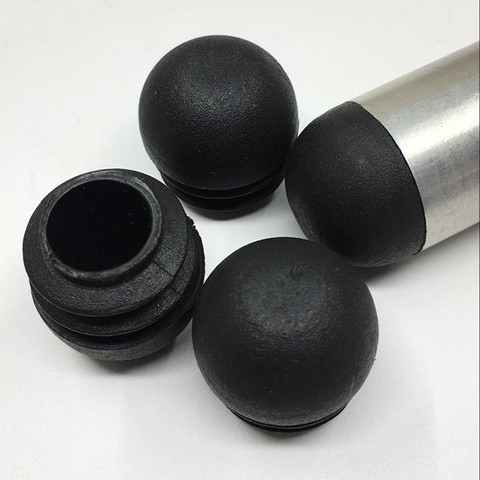Plastic hole Insert Plugs 25mm Round Steel Pipe Tube Blanking End Caps decor dust cover for chair table Furniture Leg protection ► Photo 1/6