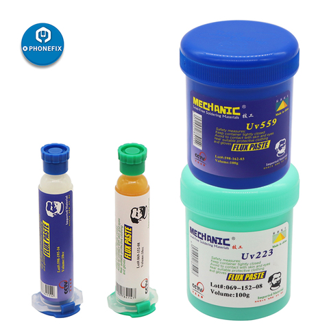 Mechanic UV223 UV559 Lead-Free Solder Flux Paste For iPhone Repair SMT Solder Resist BGA Reballing Soldering Welding Repair Tool ► Photo 1/6