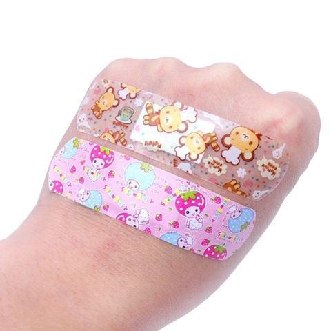 100pcs 4 Type Band Aid Waterproof Breathable Adhesive Plaster