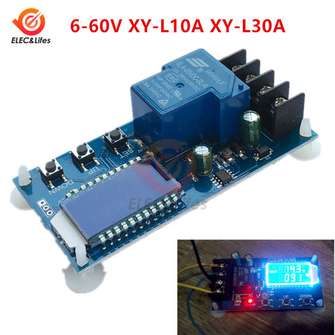 10A 30A 6-60V Lead-acid Solar Storage Battery Charger Control Module Digital Overcharge Protection Control Switch LED indicator ► Photo 1/6