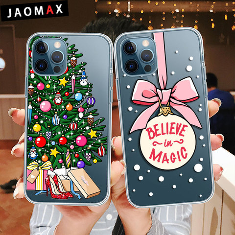 Price History Review On Jaomax Winter Merry Christmas Case For Iphone 11 Xs Max Xr 8 7 6 Plus Transparent Silicone Soft Cute Girls Phone Cases Cover Aliexpress Seller Jaomax Factory Store Alitools Io