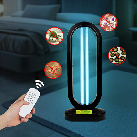 50W Household UV light Sterilier Timing UVC Disinfection Table lamp UV Ultraviolet Quartz lamp Bactericidal For Bedroom/Hospital ► Photo 1/1