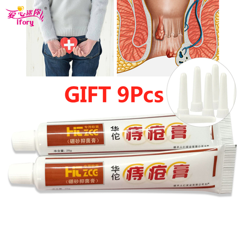 Ifory Chinese Cream 7 Pcs/Lot Huatuo Hemorrhoids Ointment Painkiller Pain Relief External Anal Fissure Herbal Medical Plaster ► Photo 1/6