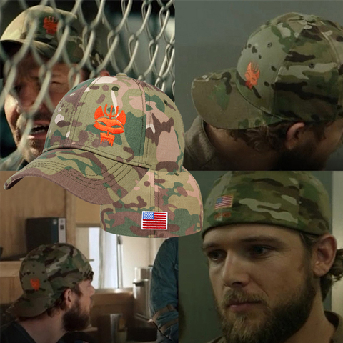 Fashion men's hip-hop hat back-sealed cotton baseball cap hip-hop hats punishment embroidery camouflage caps snapback hats ► Photo 1/4