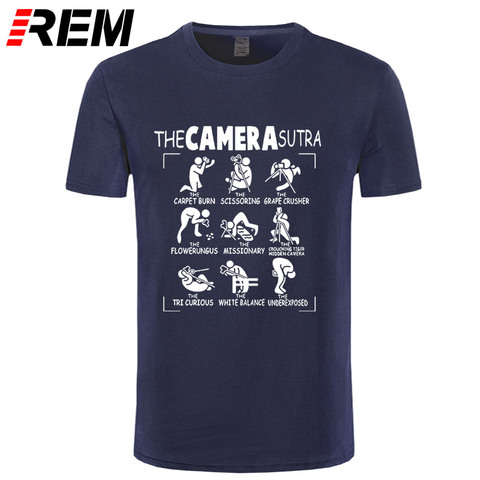 The Camera Sutra Photography Hip Hop Printed T Shirt Short Sleeve Gift T-Shirts Tshirts ► Photo 1/6