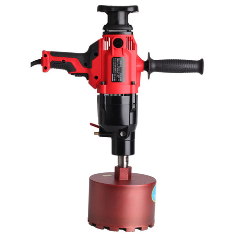 220V Electric Diamond Water Drill Machine 1600r/min Engineering Torque Drilling Machine Mini Hand Drill Power Tool Max.180MM ► Photo 1/6