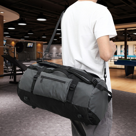 Waterproof Nylon Travel Bags Multifunctional Sports HandBag  Business Backpack Gym Duffle Bag Outdoor Shoulder Bags XA315F ► Photo 1/6
