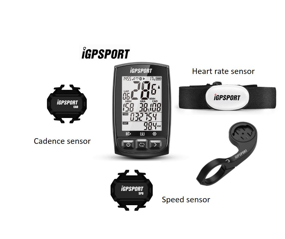IGPSPORT GPS IGS50E Bike Cycling Computer Bicycle Stopwatch with Optional Sensor 