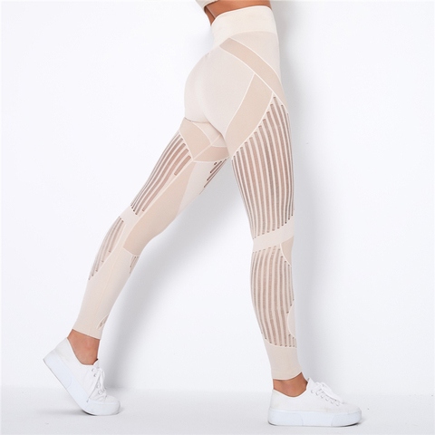 Polyester Sport Leggings  Polyester Yoga Pants - High Waist Yoga Pants  Women - Aliexpress
