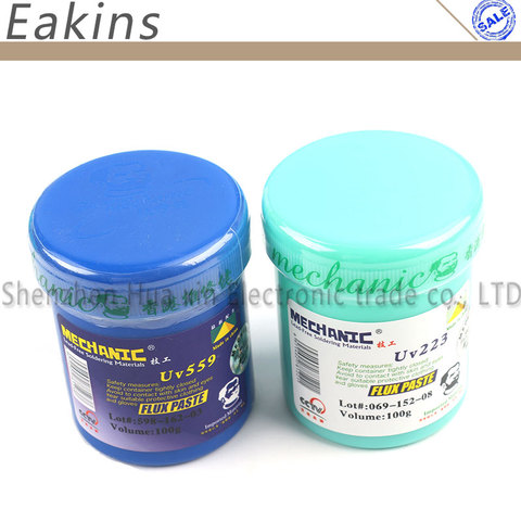 MECHANIC 100g UV223+ UV559 Solder Flux Paste Free-Clean For BGA Reballing Solder Ball PCB Repair Soldering ► Photo 1/5