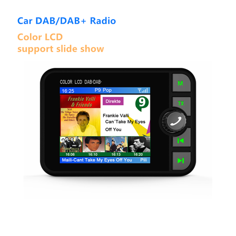 Colorful Display Screen DAB Radio Receiver In Car Stereo Sound Digital Signal Broadcast Receiver Dab+ Car Bluetooth MP3 FM Trans ► Photo 1/6