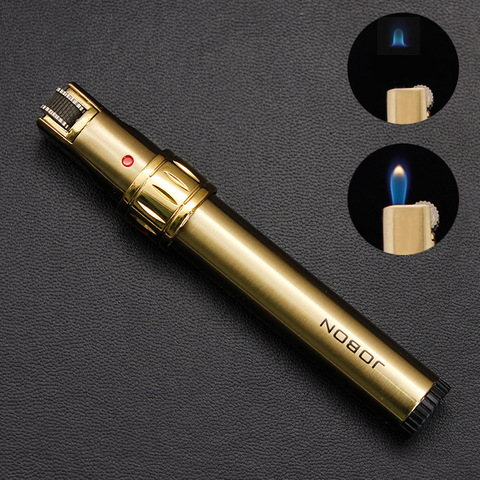 2022 New Windproof Free Fire Butane Gas Jet Flint Lighter Metal Creative Shape Magic flame Cigarette Lighter Gadgets For Men ► Photo 1/6