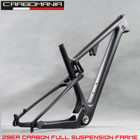 Full Carbon Suspension Bike Frame 29er MTB Thru AXle BOOST Carbon Fiber Suspension Mountain Bikes XC 100mm Travel Bicycle Frame ► Photo 1/6