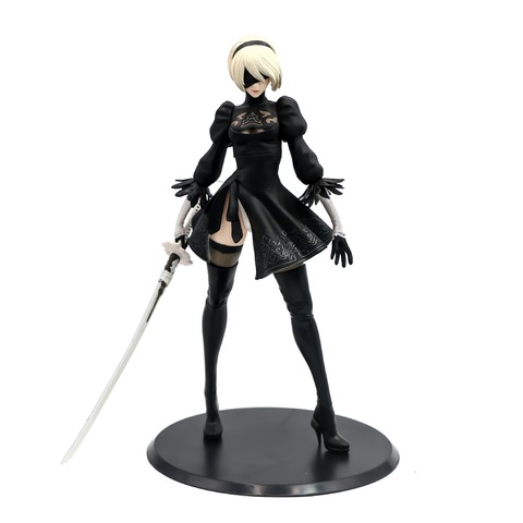 28CM Anime Game NieR Automata 2b YoRHa No.2 Type B Action Figure PVC Collection Model toys brinquedos for christmas gift ► Photo 1/6