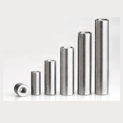 M5-M16 304 stainless steel lengthened thickened round joint nut cylindrical nut ► Photo 1/5
