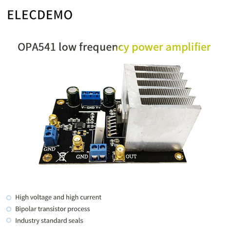 OPA541 Module Audio Amplifier  HiFi AMP 5A Current High Voltage High Current Driveable coil motor  Sound amplifiter ► Photo 1/6