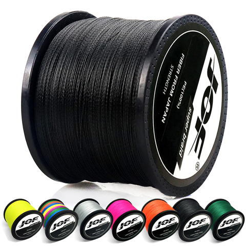 8 Strands 300M 500M 1000M JOF PE 9 Colors Braid Fishing Line Weave Superior Extreme Strong 100% SuperPower ► Photo 1/6