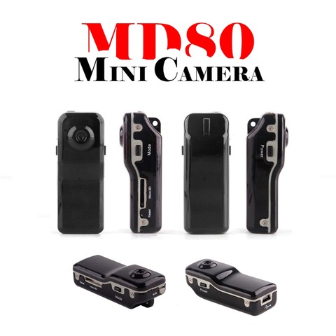 MD80 Portable Mini Camera Digital Video Audio Secret Camcorder Action Sports Micro Cam Car Bike Recorder Small Pocket DVR DV Cam ► Photo 1/6