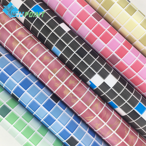 Thick Waterproof Self-Adhesive Wallpaper Kitchen Oil-Proof Bathroom Toilet Wall Papers PVC Mosaic Imitation Tile Pattern Sticker ► Photo 1/6
