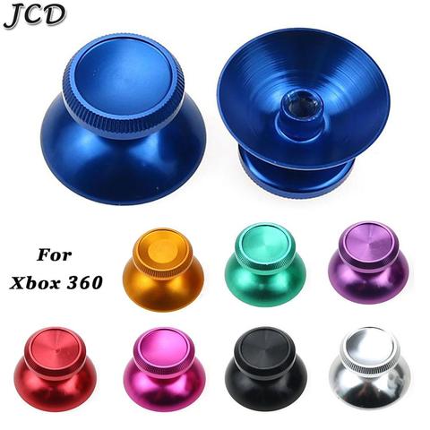 JCD 2PCS Aluminum Metal Analog Joystick thumb Stick grip Cap Replacement Repair Parts for Microsoft Xbox 360 Gamepad Controller ► Photo 1/6