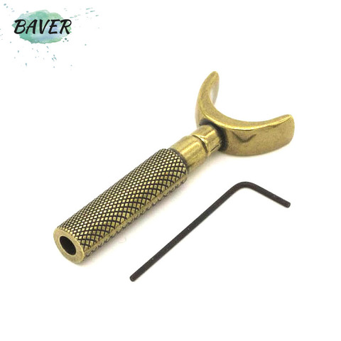 Alloy Dual Bearing Carving Swivel Knife Leather Craft Retro Bronze Color Tool DIY ► Photo 1/5