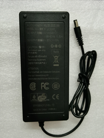 AC 100V-240V DC 28V 30V 32V 36V 5A  5.5 x 2.5MM Power Supply Charger Power Adapter Converter Dock LED Driver ► Photo 1/2