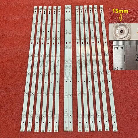 New 14 PCS/set LED Backlight strip for POLAROID MHDV5533-U4 JVC LT-55C550 LED55D08B-ZC14CG-02 LED55D07A-ZC14CG-02 30355008225 ► Photo 1/6