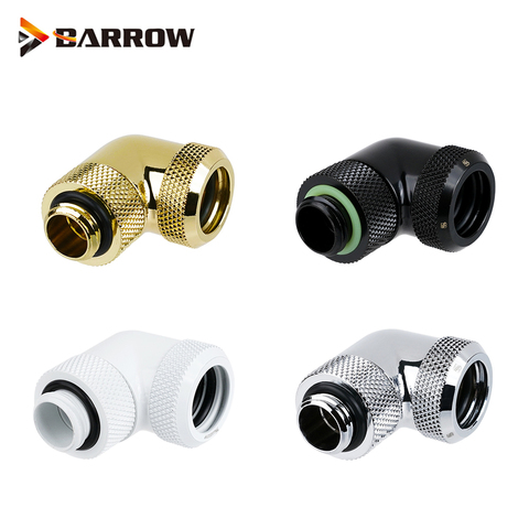 Barrow OD12 14mm Hard Tube Fitting 90 Degree Rotary Fitting water Cooling Adapter OD12/14mm TWT90KND-K12/TWT90KND-K14 ► Photo 1/6