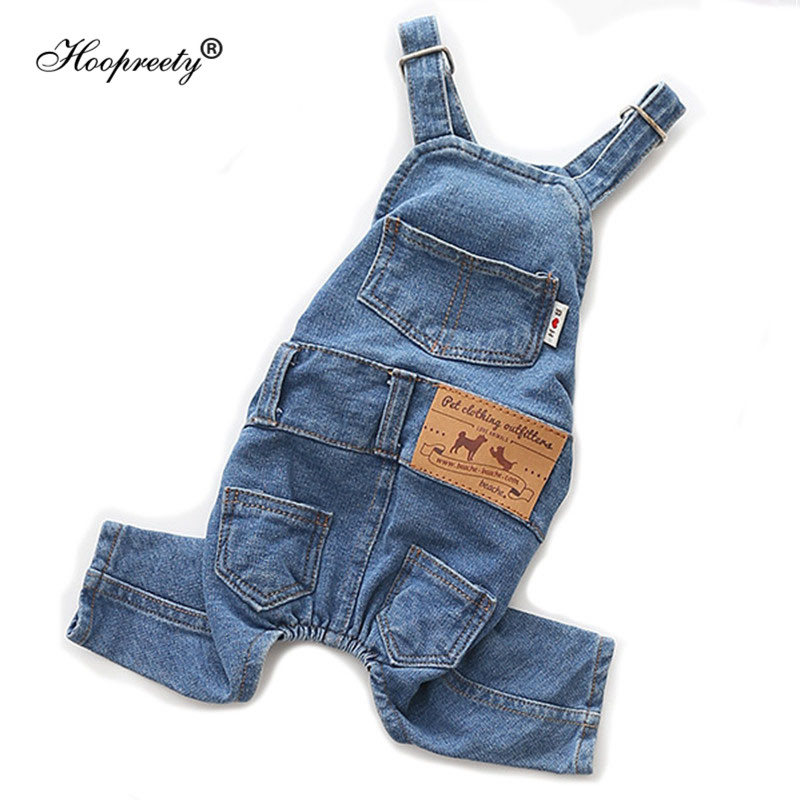 2022 Denim Jumpsuit for Dogs Blue Jeans Dog Overalls All Match Suit for  Chihuahua Pitbull Romper Summer Dog Costume ropa perro - Price history &  Review | AliExpress Seller - Hoopreety Store 