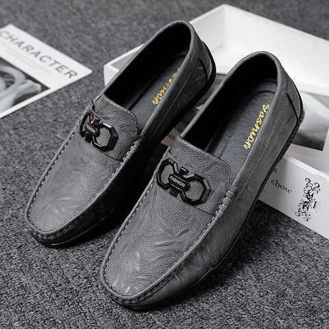 2022 Fashion Luxury Trendy Dress Shoes Men Loafers Split Leather Moccasins Shoes for Men Formal Mariage Wedding Shoes ► Photo 1/6