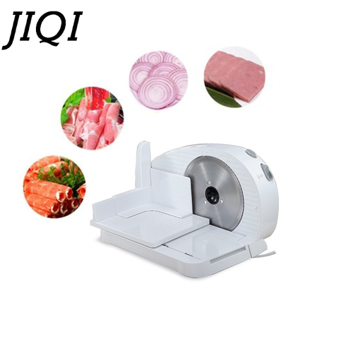 JIQI Electric Mutton Rolls Meat Slicer Mincer Automatic Beef Lamb Potato Slice Bread Frozen Food Cutter Grinder Machine 100W EU ► Photo 1/5