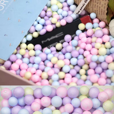 8000pcs 2-4mm / 1000pcs 5-10mm Foam Balls Craft Bubble Ball Gift