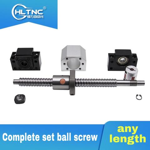 Fast deliver Ball screw set 2005/2010/2505/2510/3205/3210 with nut +support+nut holder+coupling for CNC ► Photo 1/6
