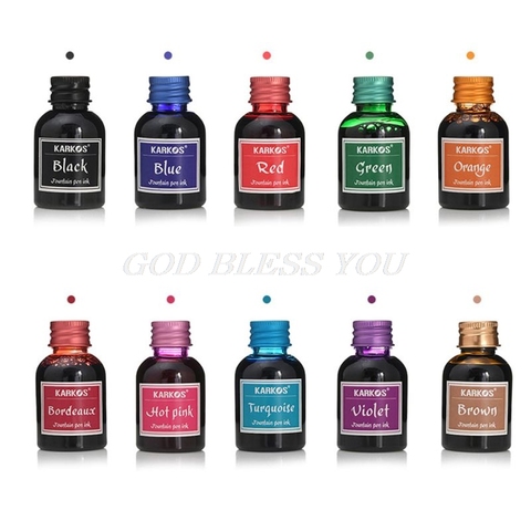 1 Bottle Pure Colorful 30ml Fountain Pen Ink Refilling Inks Stationery School Drop Shipping ► Photo 1/6