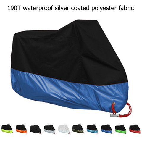 M L XL 2XL 3XL 4XL Motorcycle Cover Universal Outdoor Uv Protector All Season Waterproof Bike Rain Dustproof Motor Scooter Cover ► Photo 1/6