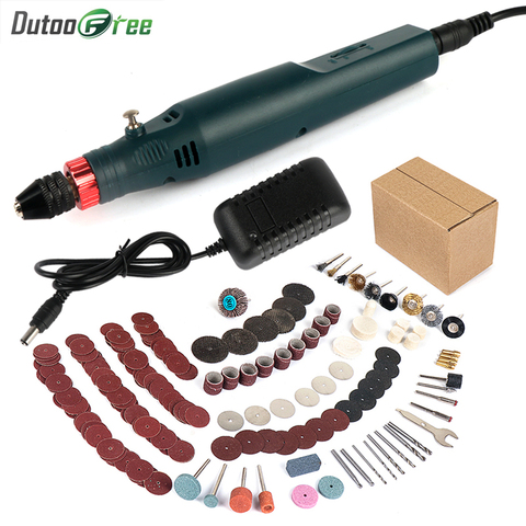 Mini Electric Drill Stepless Speed Handheld Rotary Tool Drill Engraver Pen Drilling Machine Drill Power Tools Engraver Accessory ► Photo 1/6