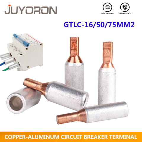 GTL C45-/16/25/35/50 mm2 Circuit Breaker Copper Aluminum Cable Terminal Bare Terminal Cable Lugs Wire Connector Joint Kit PBL ► Photo 1/6