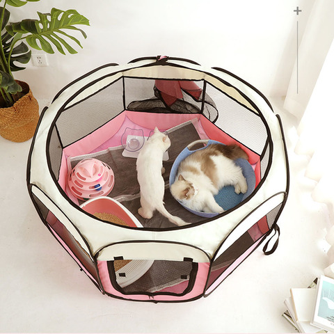 Portable Enclosures Outside The Of Pets'tents Houses For Large Small Dogs Enclosed In Covered Cat Home Puppy Litter Mat Katten ► Photo 1/5
