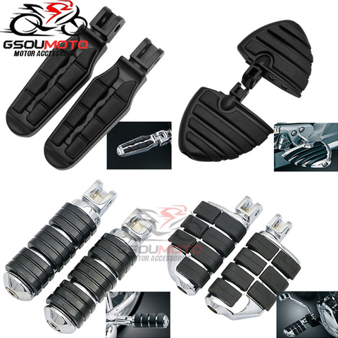 Motorbike Front Rider Rubber Non-slip Footrests Footpegs For Suzuki Boulevard M109R M90 M50 C50 Volusia 800 Pedals ► Photo 1/6