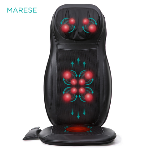 MARESE Electric Back Massager Cervical Heating Neck Waist shiatsu Cushion Household Whole Body kneading Massage For Chair ► Photo 1/6