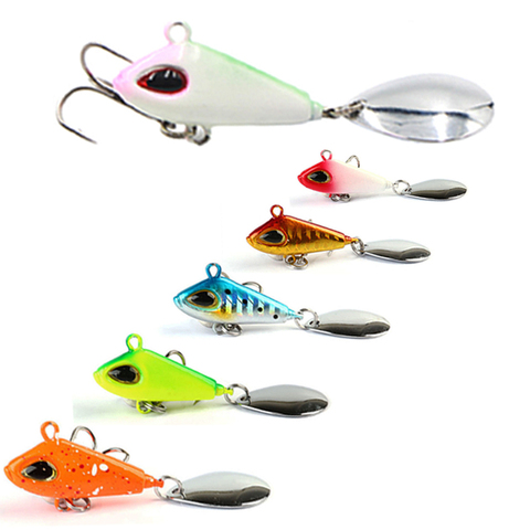 X-Fin 6-22g VIB Crankbaits Fishing Lure Spoon Wobble Fishing Goods Spin Jig Spinner Lures for Fishing Tail Spinner for Pike ► Photo 1/6