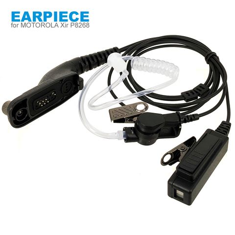 Air Earpiece Mic for Motorola MTP6550 MTP850S XIR P8268 P8200 APX4000 APX2000 APX6000 DP4800 DP3400 Walkie Talkie Headset ► Photo 1/6