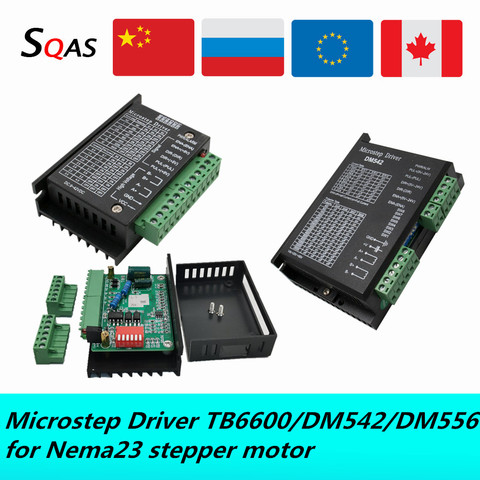 1 pcs Microstep Driver for Nema23 stepper motor  TB6600 /DM542/DM556 DC motor driver for CNC router ► Photo 1/5