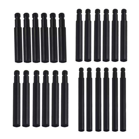 Racing 6pcs Presta Valve Extension Black Bicycle Wheel Aluminium Valve Extender Black 40/50/60/70mm ► Photo 1/6